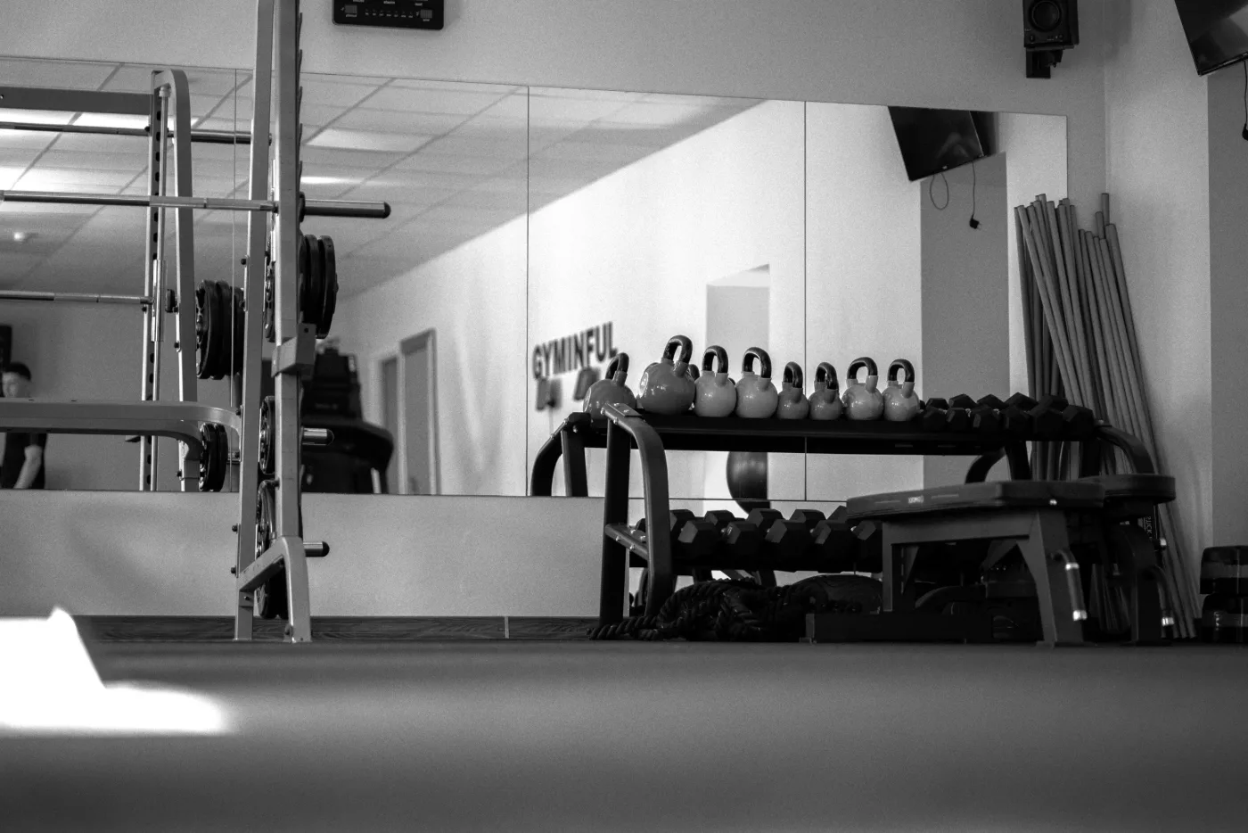 Privačios GYMINFUL sporto studijos erdvė